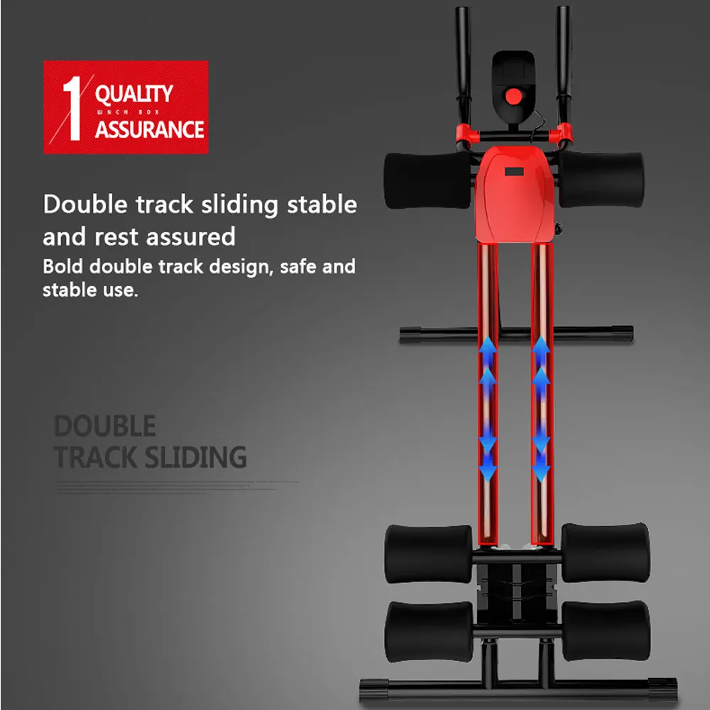 Adjustable 4 Gears Abdominal Trainer Equipment With Led Counter D9-16-1