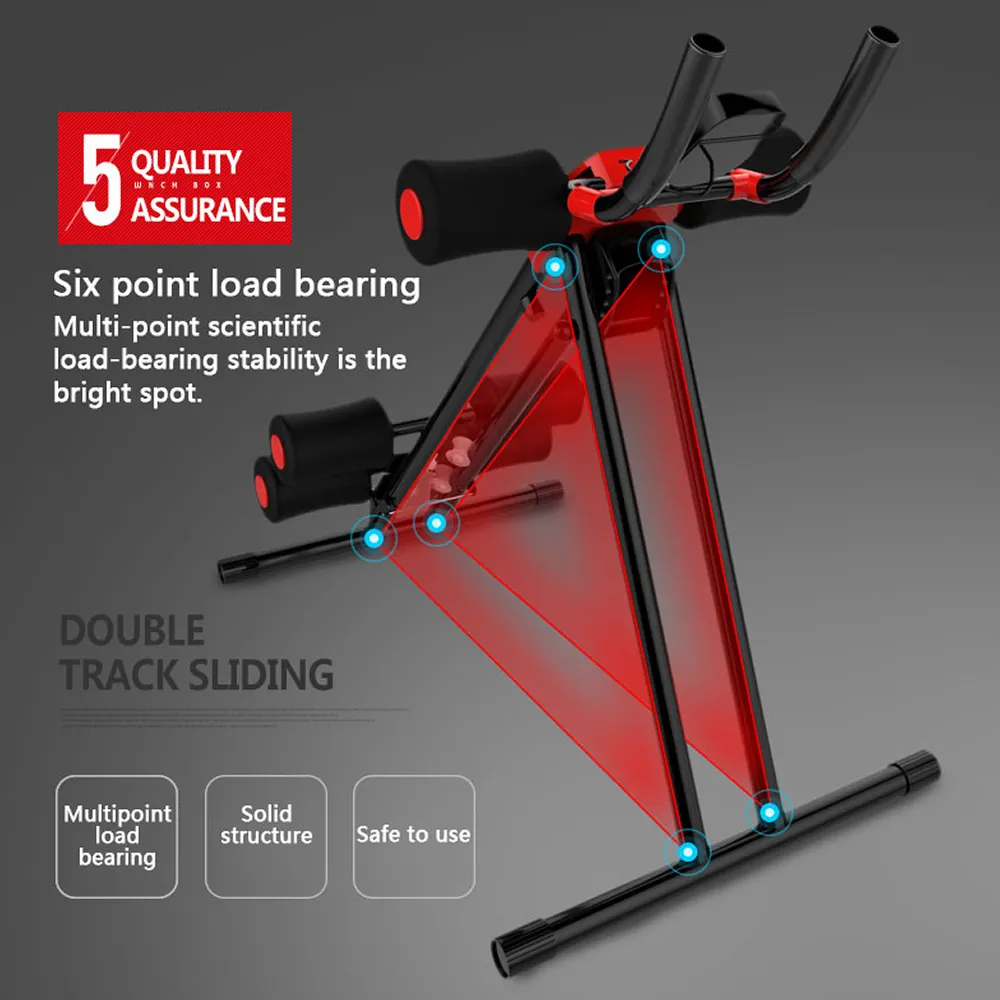 Adjustable 4 Gears Abdominal Trainer Equipment With Led Counter D9-16-1
