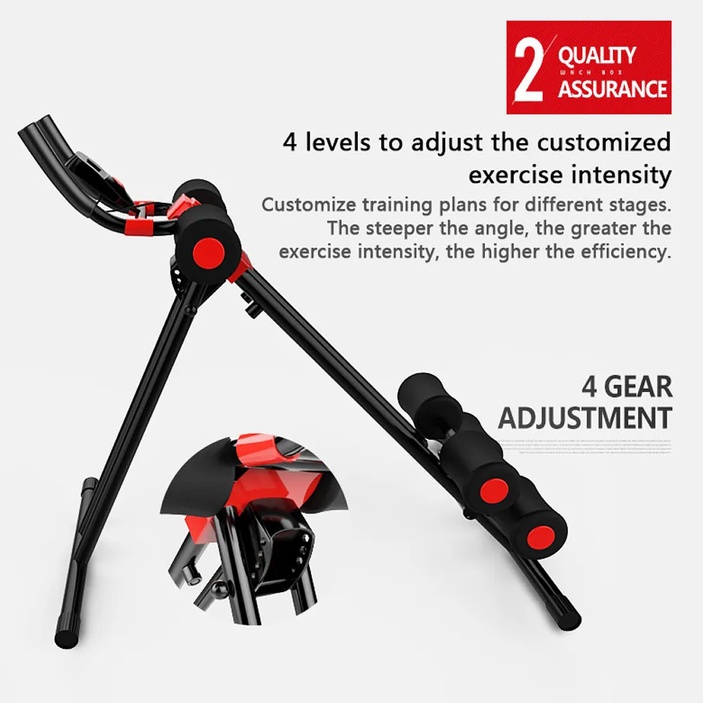 Adjustable 4 Gears Abdominal Trainer Equipment With Led Counter D9-16-1