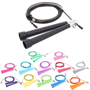 Adjustable Jump Rope With Steel Cord