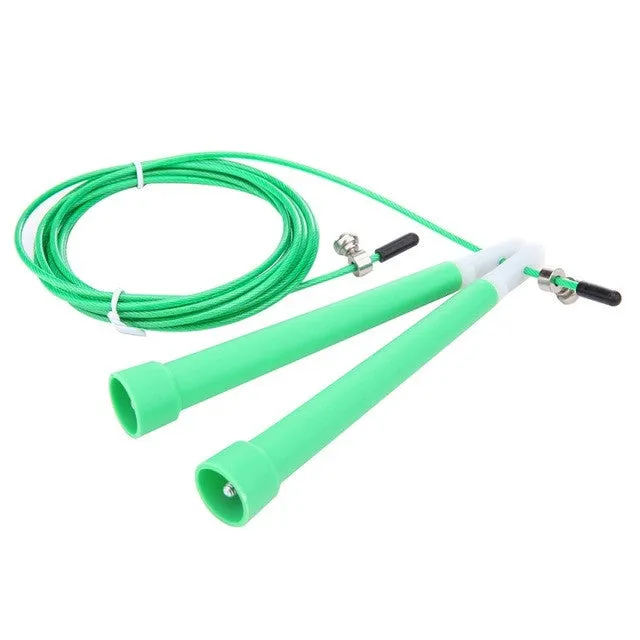 Adjustable Jump Rope With Steel Cord