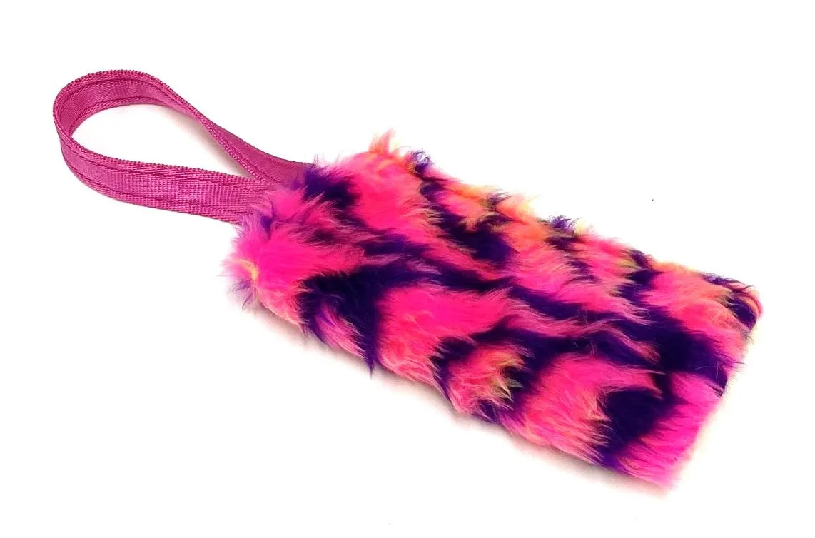 Dog Training Treat Bag Obedience Retrieve Furry Long Prey Dummy In Various Colours Large 7" long x 4"