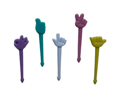 Hand Signs Food Picks
