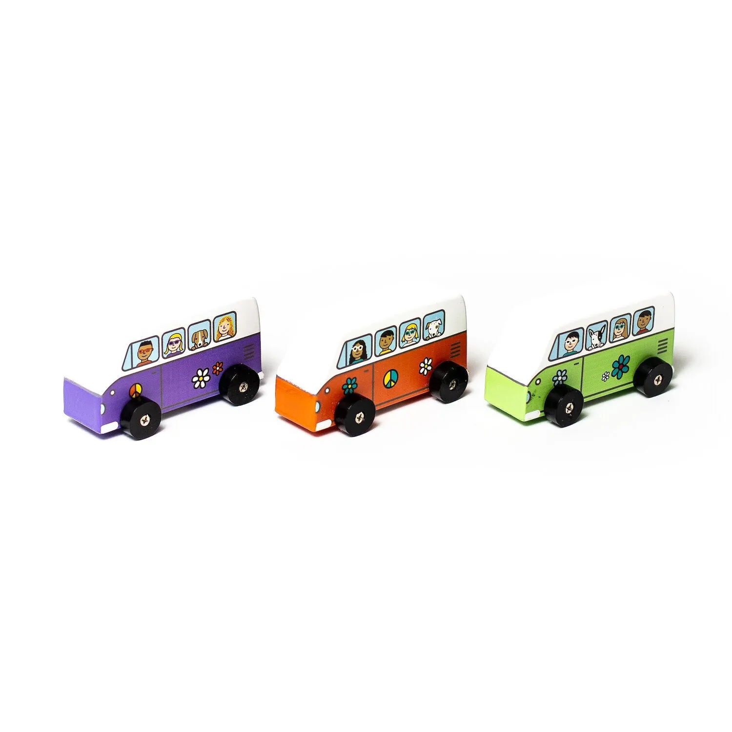 Love Bus Pullback Rollers