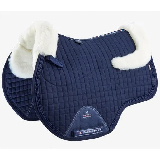 Premier Equine Close Contact Merino Wool European GP/Jump Saddle Pad