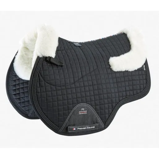 Premier Equine Close Contact Merino Wool European GP/Jump Saddle Pad