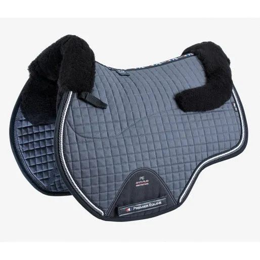 Premier Equine Close Contact Merino Wool European GP/Jump Saddle Pad