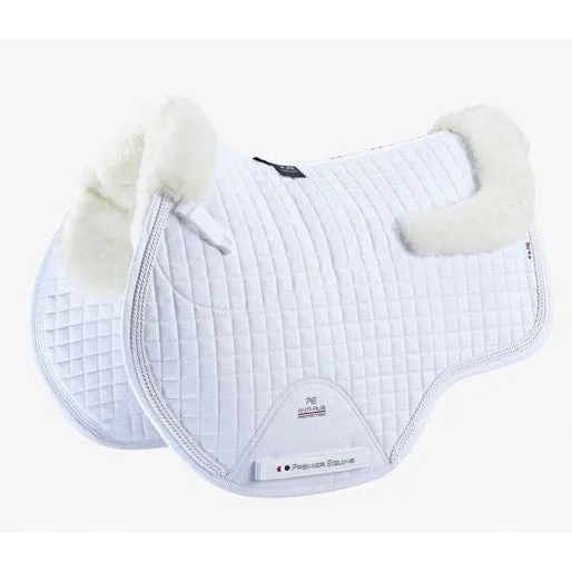 Premier Equine Close Contact Merino Wool European GP/Jump Saddle Pad