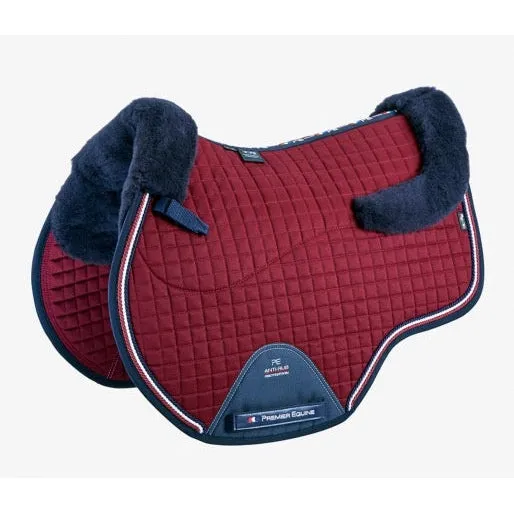 Premier Equine Close Contact Merino Wool European GP/Jump Saddle Pad
